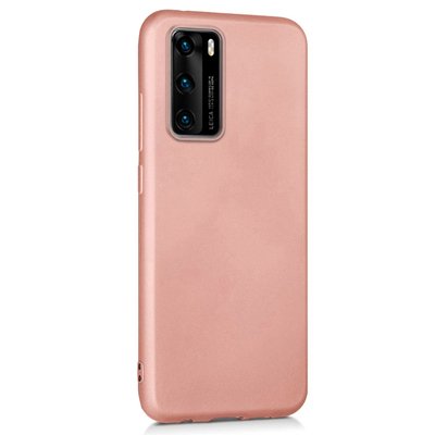 CaseUp Huawei P40 Kılıf Matte Surface Rose Gold