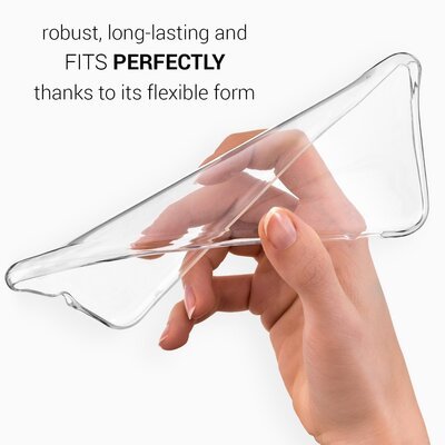 Microsonic Alcatel U5 Kılıf Transparent Soft Mavi