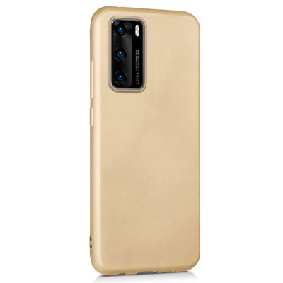 CaseUp Huawei P40 Kılıf Matte Surface Gold