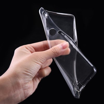 Caseup Huawei Mate 9 Kılıf Transparent Soft Beyaz