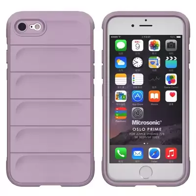 Microsonic Apple iPhone SE 2020 Kılıf Oslo Prime Lila