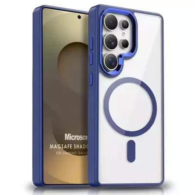 Microsonic Samsung Galaxy S25 Ultra Kılıf MagSafe Shadow Planet Lacivert