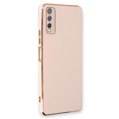 Microsonic Vivo Y20s Kılıf Olive Plated Pembe