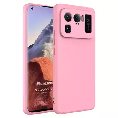 Microsonic Xiaomi Mi 11 Ultra Kılıf Groovy Soft Pembe