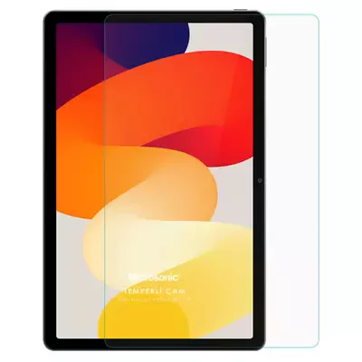 Microsonic Xiaomi Redmi Pad SE Tempered Glass Cam Ekran Koruyucu