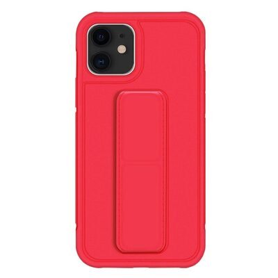 Microsonic Apple iPhone 11 Kılıf Hand Strap Kırmızı