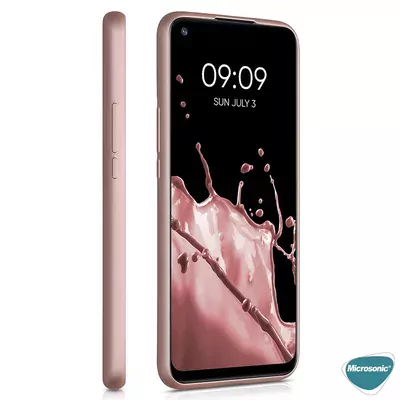 Microsonic Matte Silicone Tecno Spark 7 Pro Kılıf Siyah