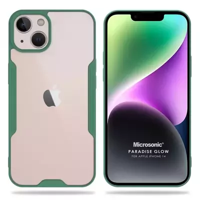 Microsonic Apple iPhone 14 Kılıf Paradise Glow Yeşil