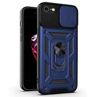 Microsonic Apple iPhone 8 Kılıf Impact Resistant Lacivert