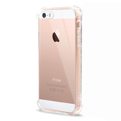 Microsonic Apple iPhone SE Kılıf Anti Shock Silikon Şeffaf