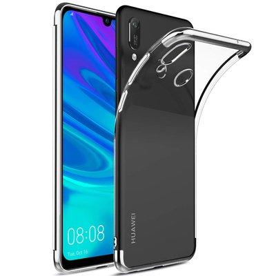 Microsonic Huawei Y6 2019 Kılıf Skyfall Transparent Clear Gümüş