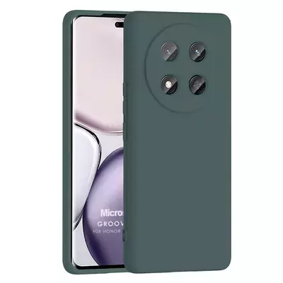 Microsonic Honor Magic 7 Lite Kılıf Groovy Soft Koyu Yeşil