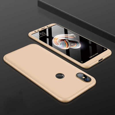 Microsonic Xiaomi Mi A2 Kılıf Double Dip 360 Protective AYS Lacivert