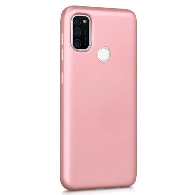 CaseUp Samsung Galaxy M21 Kılıf Matte Surface Rose Gold