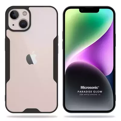 Microsonic Apple iPhone 14 Kılıf Paradise Glow Siyah