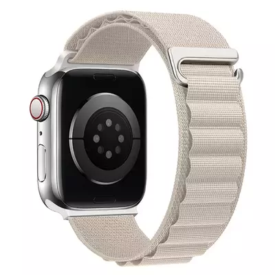 Microsonic Apple Watch Series 11 42mm Kordon Alps Spin Bej