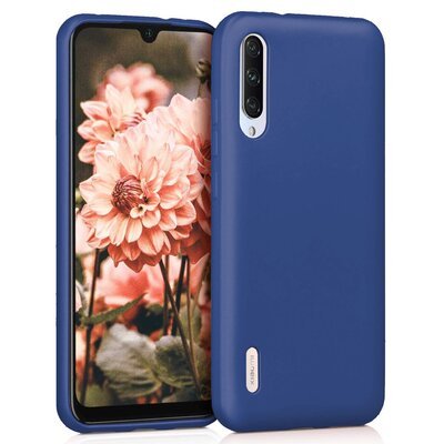 Microsonic Xiaomi Mi 9 Lite Kılıf Matte Silicone Lacivert