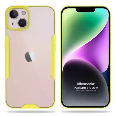 Microsonic Apple iPhone 14 Kılıf Paradise Glow Sarı