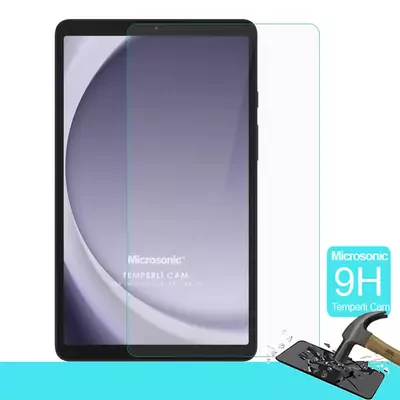 Microsonic Samsung Galaxy Tab A9 Tempered Glass Cam Ekran Koruyucu