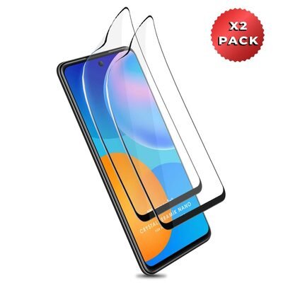 Microsonic Huawei P Smart 2021 Crystal Seramik Nano Ekran Koruyucu Siyah (2 Adet)