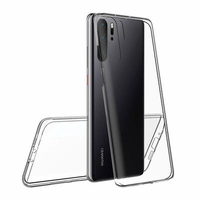 Microsonic Huawei P30 Pro Kılıf Komple Gövde Koruyucu Silikon Şeffaf