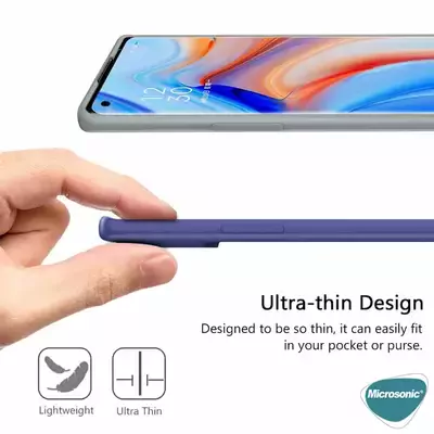 Microsonic Matte Silicone Infinix Smart 5 Kılıf Mavi