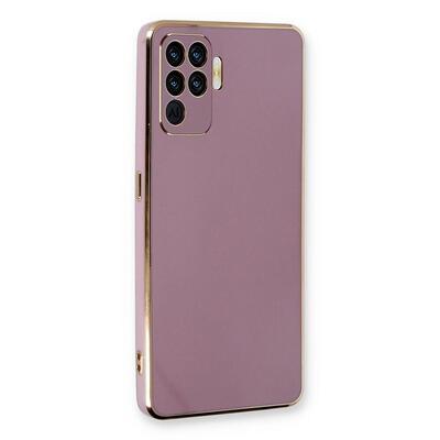 Microsonic Oppo Reno 5 Lite Kılıf Olive Plated Lila