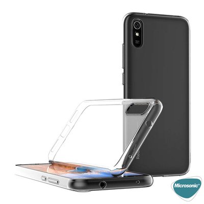 Microsonic Xiaomi Redmi 9A Kılıf Transparent Soft Şeffaf