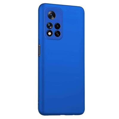 Microsonic Xiaomi Redmi Note 11 Pro Plus Kılıf Matte Silicone Mavi