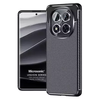 Microsonic Xiaomi Redmi Note 14 Pro 5G Kılıf Legion Series Siyah