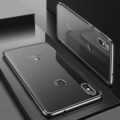 Microsonic Xiaomi Mi 8 Kılıf Skyfall Transparent Clear Kırmızı