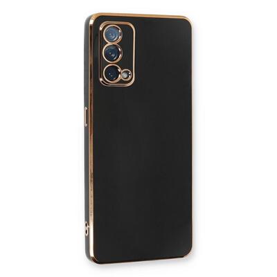 Microsonic Oppo A74 4G Kılıf Olive Plated Siyah