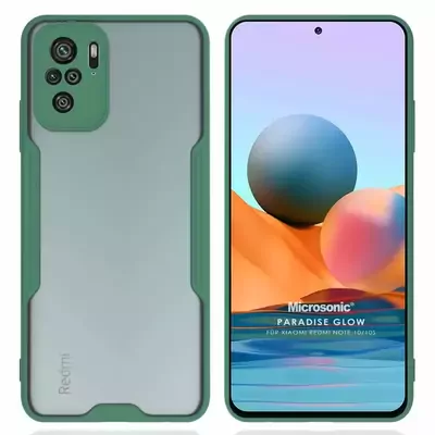 Microsonic Xiaomi Poco M5s Kılıf Paradise Glow Yeşil