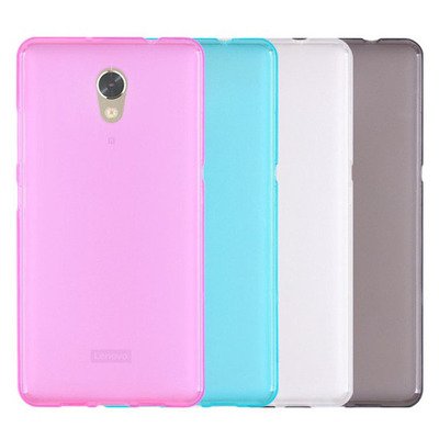 CaseUp Lenovo Vibe P2 Kılıf Transparent Soft Pembe