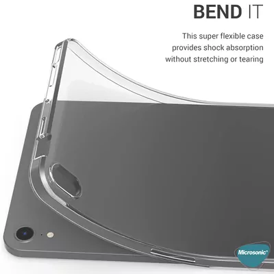Microsonic Apple iPad Mini 7 Kılıf (A2993-A2995) Transparent Soft Şeffaf