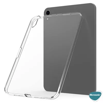 Microsonic Apple iPad Mini 7 Kılıf (A2993-A2995) Transparent Soft Şeffaf