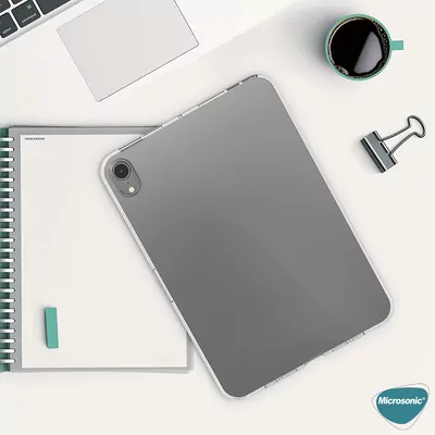 Microsonic Apple iPad Mini 7 Kılıf (A2993-A2995) Transparent Soft Şeffaf