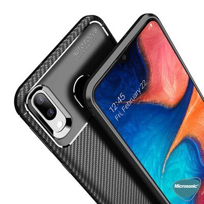 Microsonic Samsung Galaxy M10S Kılıf Legion Series Kahverengi