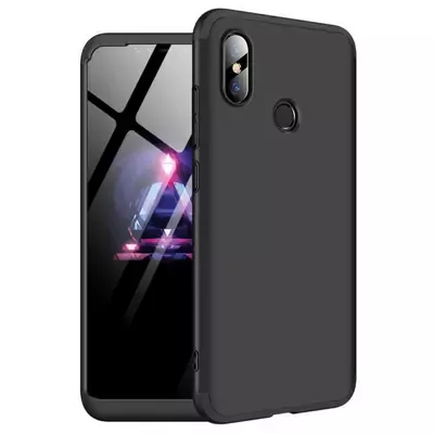 Microsonic Xiaomi Mi 8 SE Kılıf Double Dip 360 Protective Siyah