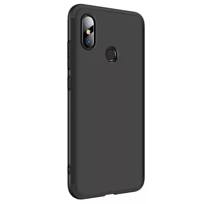 Microsonic Xiaomi Mi 8 SE Kılıf Double Dip 360 Protective Siyah