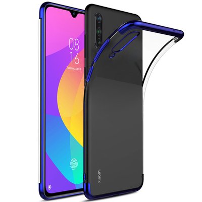 Microsonic Xiaomi Mi 9 Lite Kılıf Skyfall Transparent Clear Mavi