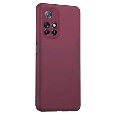 Microsonic Xiaomi Redmi Note 11T Kılıf Matte Silicone Mor