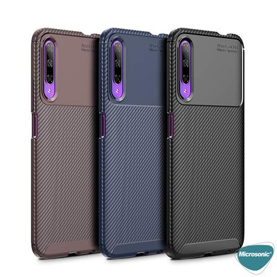 Microsonic Huawei Y9S Kılıf Legion Series Kahverengi