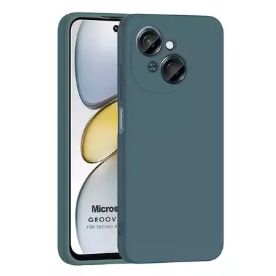 Microsonic TECNO Spark Go 1 Kılıf Groovy Soft Koyu Yeşil