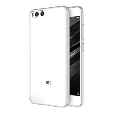 Microsonic Xiaomi Mi 6 Kılıf Transparent Soft Beyaz