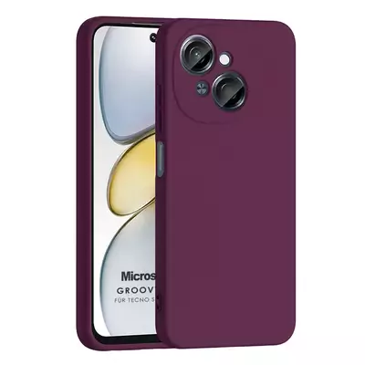 Microsonic TECNO Spark Go 1 Kılıf Groovy Soft Mor