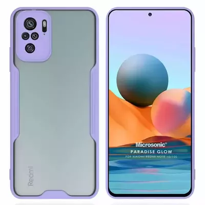 Microsonic Xiaomi Poco M5s Kılıf Paradise Glow Lila