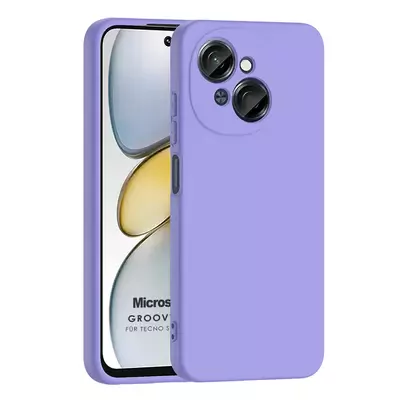 Microsonic TECNO Spark Go 1 Kılıf Groovy Soft Lila