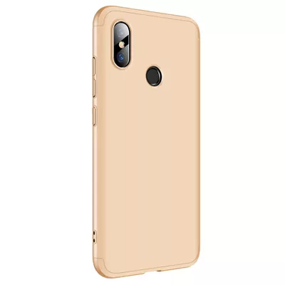 Microsonic Xiaomi Mi 8 SE Kılıf Double Dip 360 Protective Gold