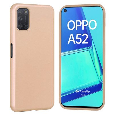 CaseUp Oppo A52 Kılıf Matte Surface Gold